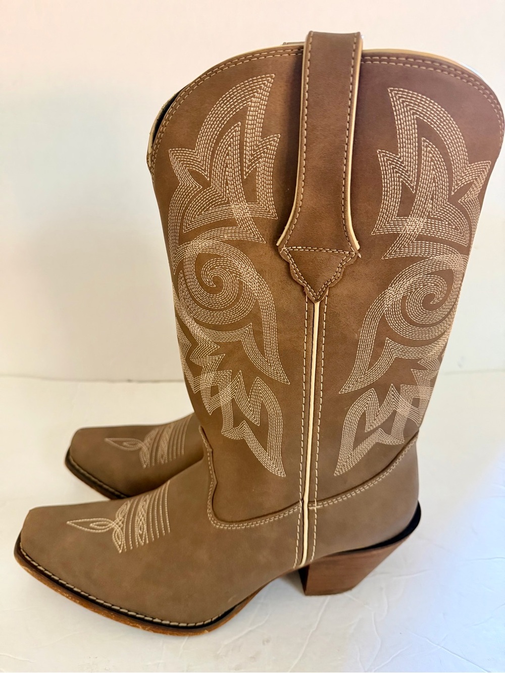 Durango Lady Rebel Western Mid Calf Brown Women Cowboy Boots Size 10M - Picture 2 of 9